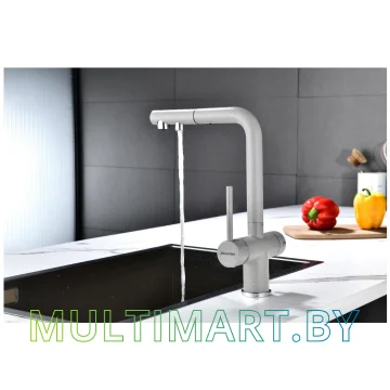 Смеситель Paulmark Serpentine Se213222-GR (серый) картинка 3